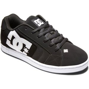 DC Shoes Sneakers Net - Zwart - Leer/Textiel - Vetersluiting