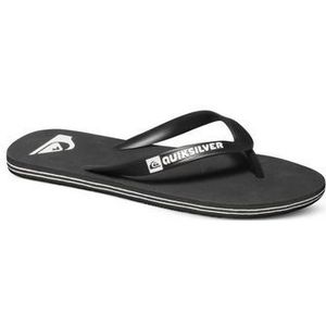 Quiksilver MOLOKAI Flip-Flop voor heren, Zwart Zwart Zwart Zwart Wit Xkkw, 41 EU