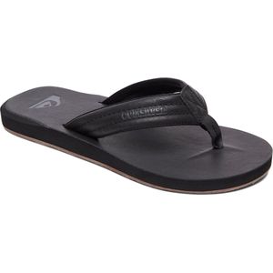 Quiksilver Carver Nubuck herensandalen, teenslippers, heren, Zwart Solid Black Sbkm