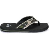 Quiksilver - Monkey Abyss - Teenslippers - Zwart/kaki - Synthetisch/Textiel