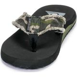 Quiksilver - Monkey Abyss - Teenslippers - Zwart/kaki - Synthetisch/Textiel