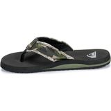 Quiksilver - Monkey Abyss - Teenslippers - Zwart/kaki - Synthetisch/Textiel