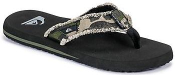 Quiksilver - Monkey Abyss - Teenslippers - Zwart/kaki - Synthetisch/Textiel