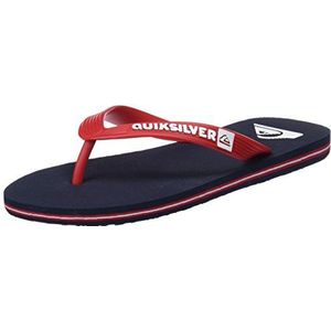 Quiksilver Molokai Teenslippers voor heren, Blauw Blauw Rood Blauw Xbrb