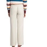 Oceanside - Flared Trousers - Groen - Flax Viscose Blend