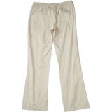 Oceanside - Flared Trousers - Groen - Flax Viscose Blend
