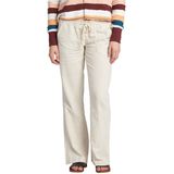 Oceanside - Flared Trousers - Groen - Flax Viscose Blend