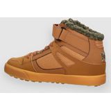 DC Shoes Pure High Top winter skateboardschoenen voor jongens, wheat, 32.5 EU