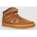 DC Shoes Pure High Top winter skateboardschoenen voor jongens, wheat, 32.5 EU