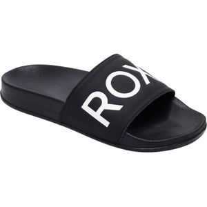 Roxy Slippy, strand- en zwembadschoenen voor dames, Zwart Fg Bfg
