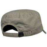 Militaire Pet - Katoen - Imitatieleren Patch - Stoffen Sluiting