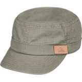 Militaire Pet - Katoen - Imitatieleren Patch - Stoffen Sluiting