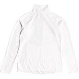 Roxy - Cascade Dames Skipully - Bright White Risingpeak Embos - Technische Fleece met Rits