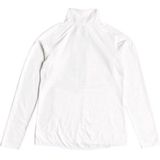 Roxy - Cascade Dames Skipully - Bright White Risingpeak Embos - Technische Fleece met Rits