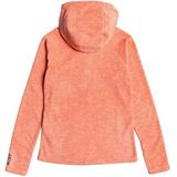 Roxy - Elect Feelin - Thermoshirt - Rosarancio - Fleece met Rits en Capuchon