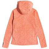 Roxy - Elect Feelin - Thermoshirt - Rosarancio - Fleece met Rits en Capuchon
