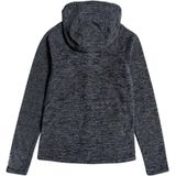 Roxy - Elect Feelin - Thermoshirt - Charcoal Heather - Fleece met Rits en Capuchon