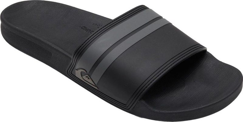 Quiksilver - Rivi - Herenslippersandalen - Zwart - Synthetisch / Textiel / Rubber