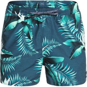 Zwembroek - Bloemen - Gerecycled Super Suede - Extra Kort Model