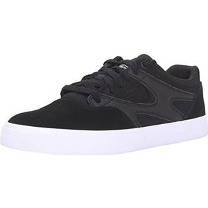 DC Heren Kalis Vulc Casual Skate Schoen, 8 US, Zwart Zwart Wit Bkw, 41.5/42 EU