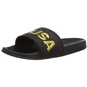 DC Shoes Dc Slide Se Badschoenen voor dames, zwart zwart goud Bg3, 37 EU