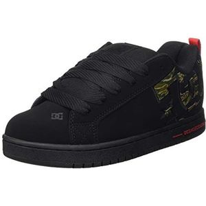 DC Shoes Court Graffik Se-Low-Top Schoenen voor heren, skateboardschoenen, Zwart Camo Cmo, 55 EU