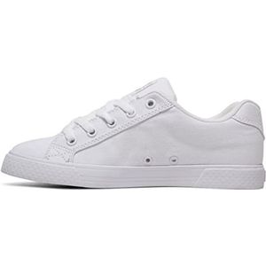 DC Shoes Chelsea Tx Sneakers voor dames, Wit-zilver., 36 EU