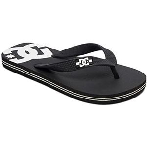 DC Shoes Spuitsandalen voor jongens flip-flop, zwart wit, 33 EU