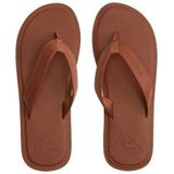 Quiksilver Molokai Nubuck II Heren Slippers - Tan