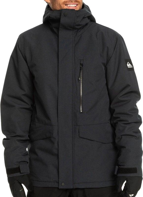 Quiksilver - Mission Solid - Jas - Groen - Gerecycled Polyester