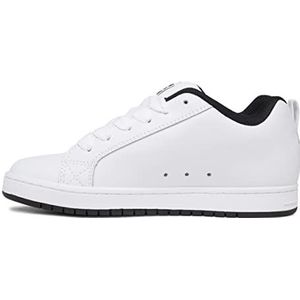 DC Shoes Court Graffik heren Sneaker, wit/zwart/zwart., 52 EU