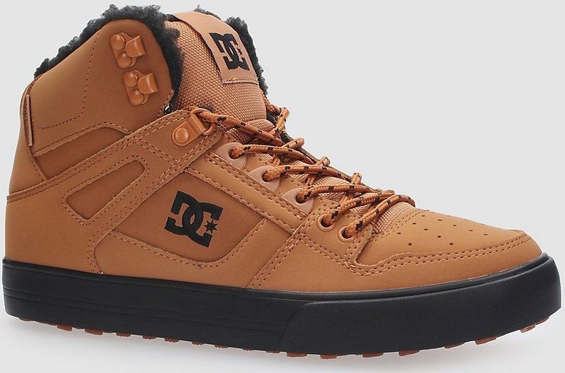 DC Shoes Pure High Top Wc wintersneakers voor heren, tarwezwart, 42 EU
