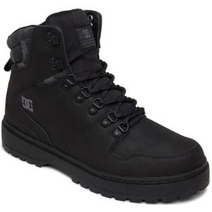 DC Shoes Peary winterlaarzen van leer met veters voor mannen, zwart (black camo), 39 EU