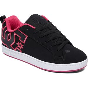 DC Shoes - Court Graffik - Sneakers - Black/Pink Stencil