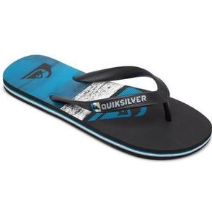 Quiksilver Molokai Panel Youth Teenslippers voor jongens, Black Blue Black, 29 EU