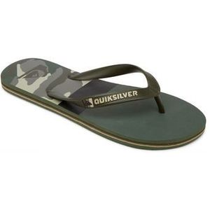 Quiksilver Molokai Panel Flip-Flop voor heren, Groen zwart groen, 39 EU