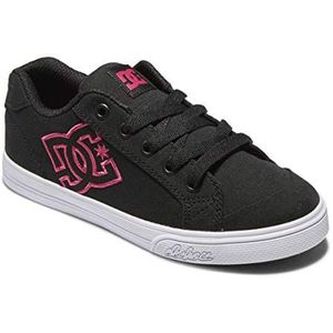 DC Shoes Chelsea Sneakers voor meisjes, zwart roze sjabloon, 28.5 EU