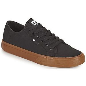 DC Shoes Manual Sneakers voor heren, zwart zwart zwart rubber, 44.5 EU