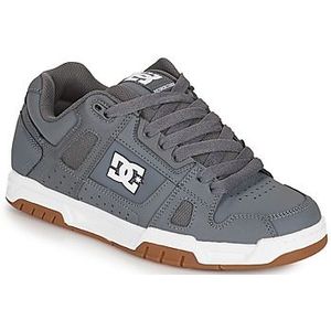 DC Shoes heren stag sneakers, Grijs rubber., 39 EU