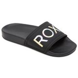 Roxy - Slippy II - Badslippers - Zwart - Multicolor - Synthetisch Materiaal - EVA