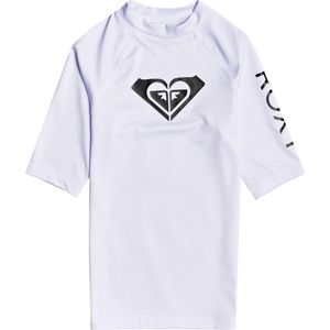 Roxy - UV Zwemshirt voor tienermeisjes - Whole Hearted - Wit - maat 128cm