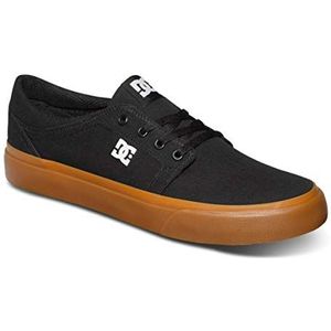 Dc Shoes - Trase Tx - Skateschoenen - Zwart - Suède/Textiel - Gevulkaniseerde Constructie