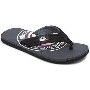 Quiksilver Molokai Layback Flip-Flop voor heren, Grey Green Grey, 41 EU