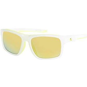 Quiksilver Blender zonnebril voor heren EQYEY03148, Wit - Matt Foggy White/ML Yellow