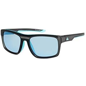 Quiksilver Blender zonnebril voor heren EQYEY03148, Grijs - Matt Crystal Smoke/Flash Blue