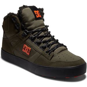 DC Shoes - PURE HIGH-TOP WC - Winterschoenen - Dusty Olive/Oranje - Gevoerd
