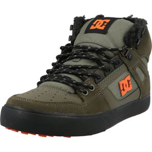 Model - Snowboots - Olive - Nubuckleer - Vetersluiting