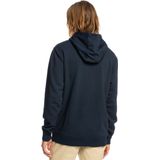 Quiksilver - Big Logo Hoodie - Navy Blazer - Katoen en Polyester - Regular Fit