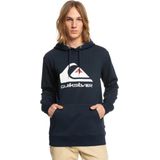 Quiksilver - Big Logo Hoodie - Navy Blazer - Katoen en Polyester - Regular Fit