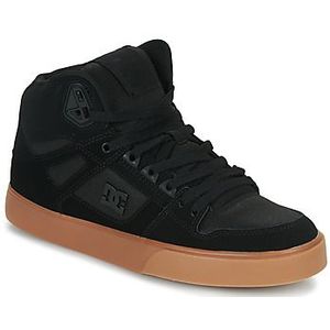 DC Shoes Pure High-top Wc Skateboardschoenen voor heren, 47 1/3 EU, Black Gum., 43 EU